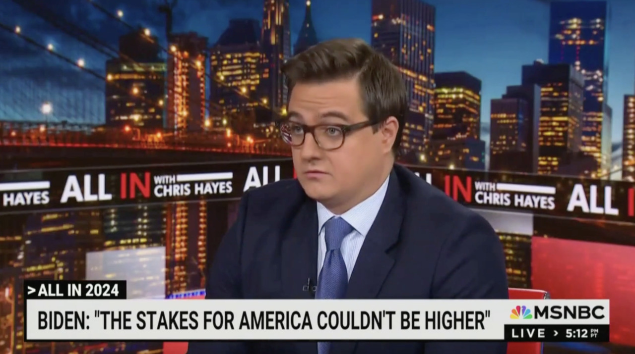 MSNBC's Chris Hayes complains he can't say what Biden's vision is for a second term