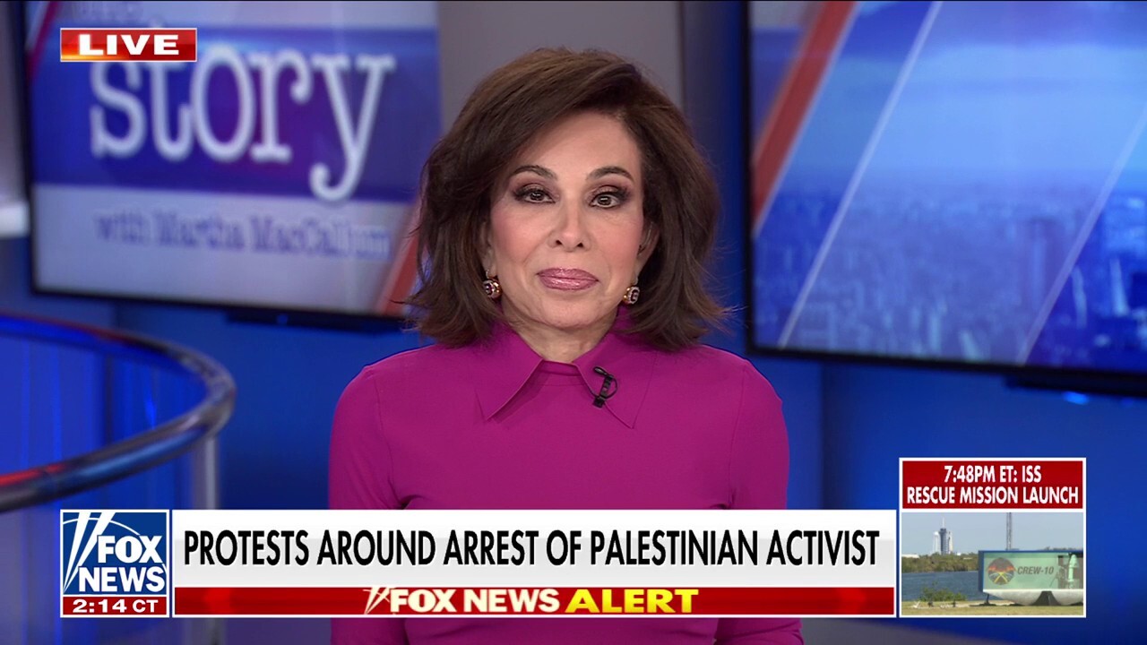 Judge Jeanine says arrest of anti-Israel activist is a ‘deportation issue’