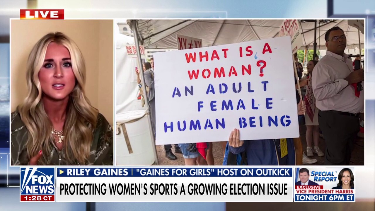 Riley Gaines: Kamala Harris, others 'desperately hoping to run and hide from their voting records'