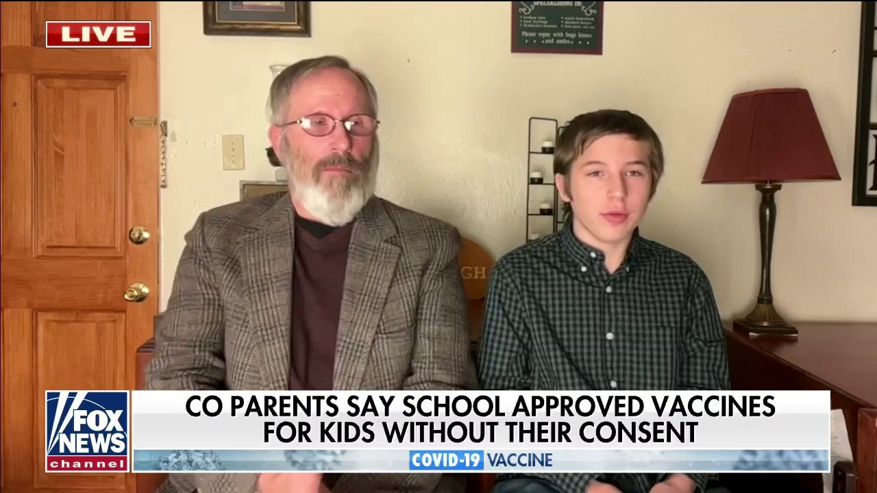 Colorado father and son speak out after school approved vaccine without parental consent
