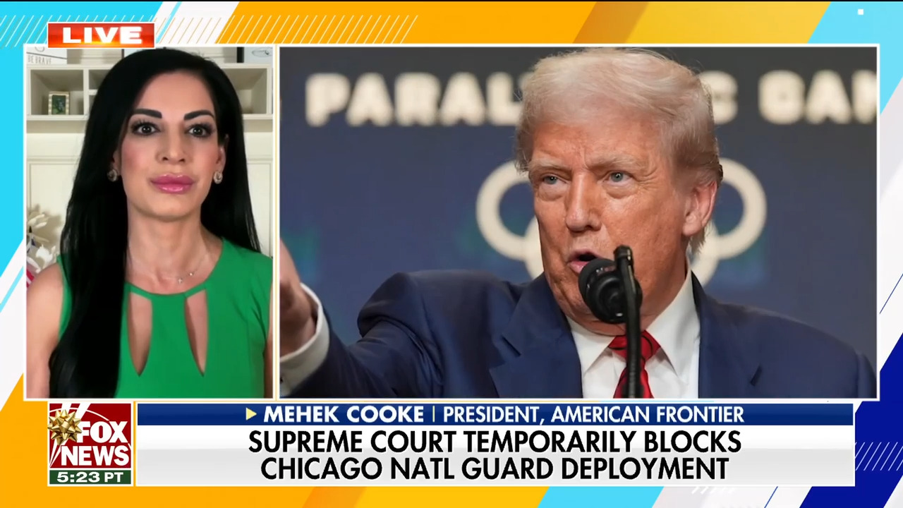 Attorney Mehek Cooke joins ‘Fox & Friends’ to discuss the Supreme Court’s move to temporary block the Trump administration’s National Guard deployment in Chicago and more.