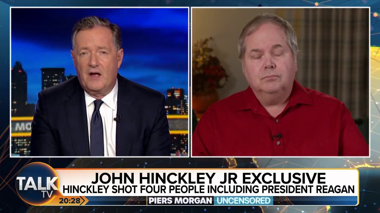 John Hinckley Jr. talks to Piers Morgan about his release and the death of James Brady, who was shot during the attempted assassination pf President Ronald Reagan. 