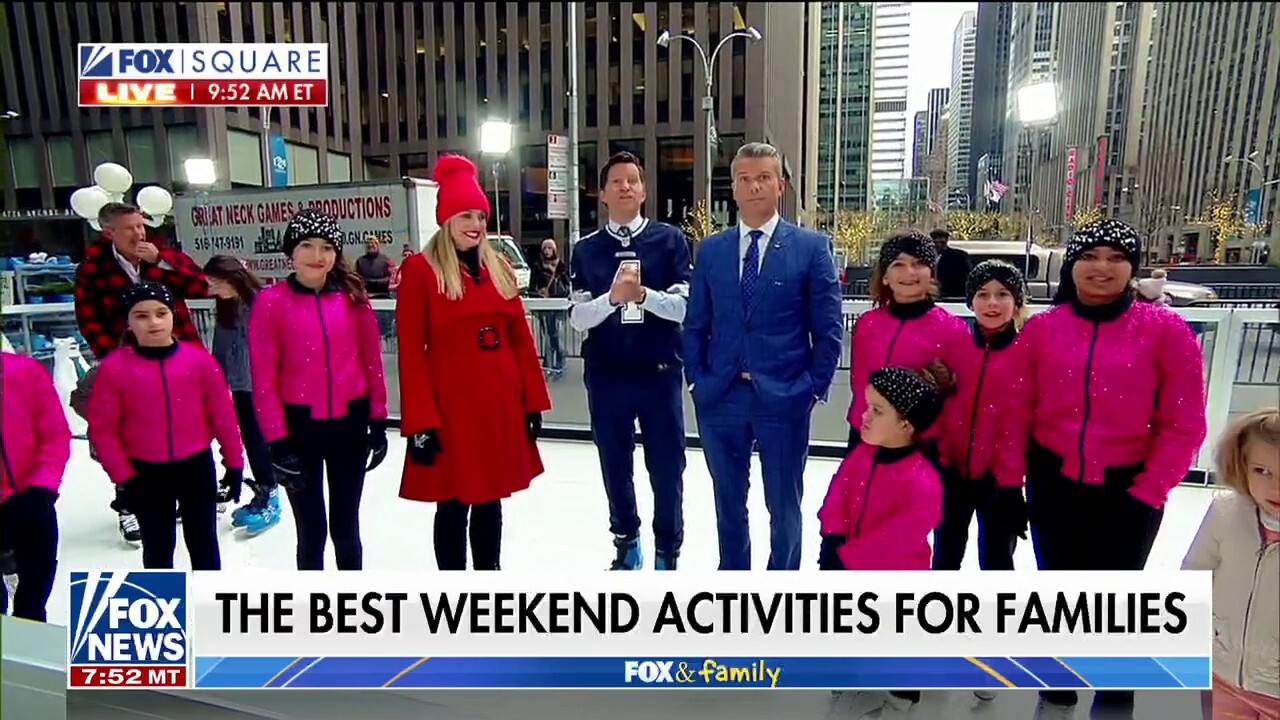 ‘Fox & Friends Weekend’ crew try ice skating in search of the best weekend activity for families 