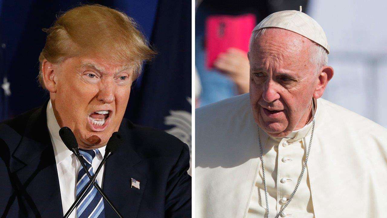 Donald Trump in a holy war of words with Pope Francis | On Air Videos ...