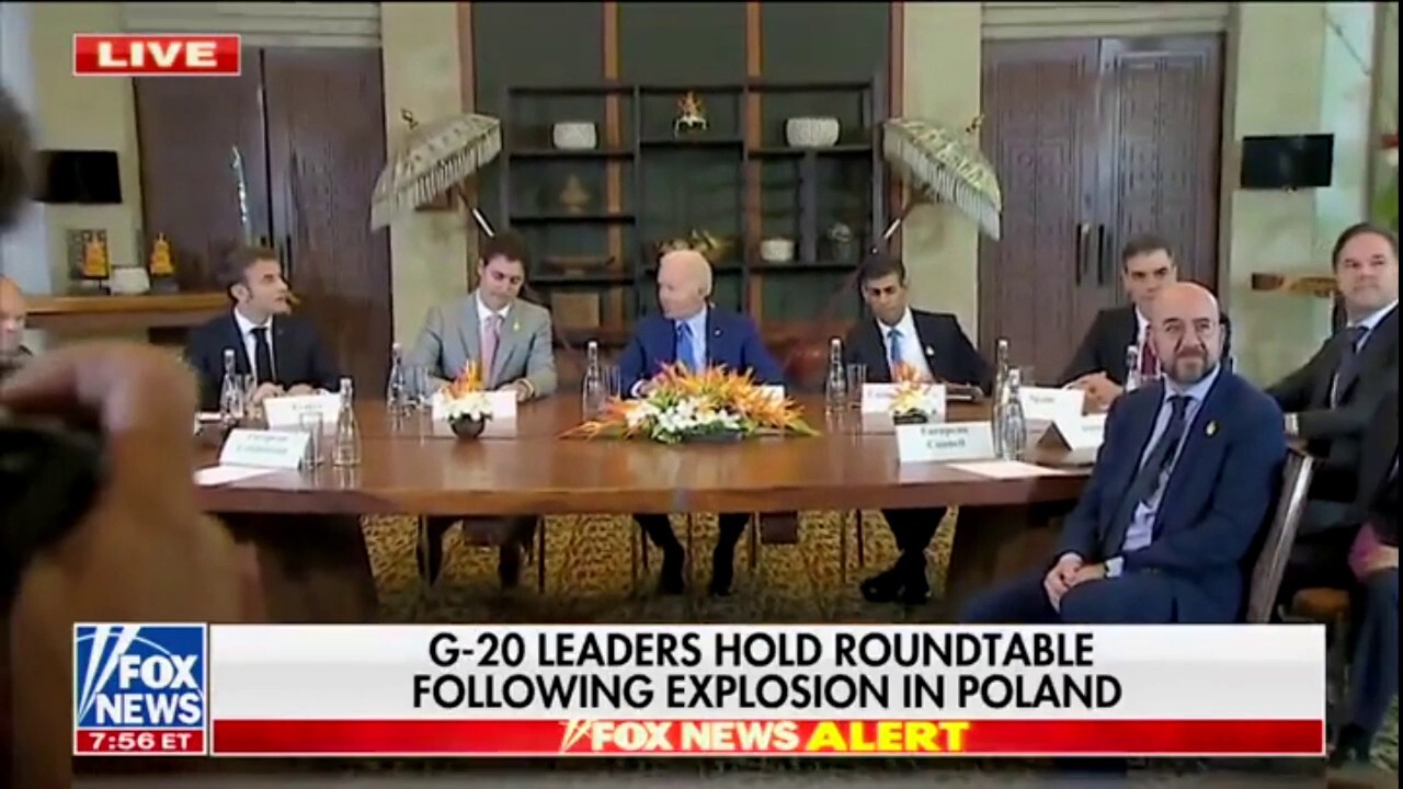 Confusion erupts after Biden initially declines to discuss Poland missile incident at emergency roundtable