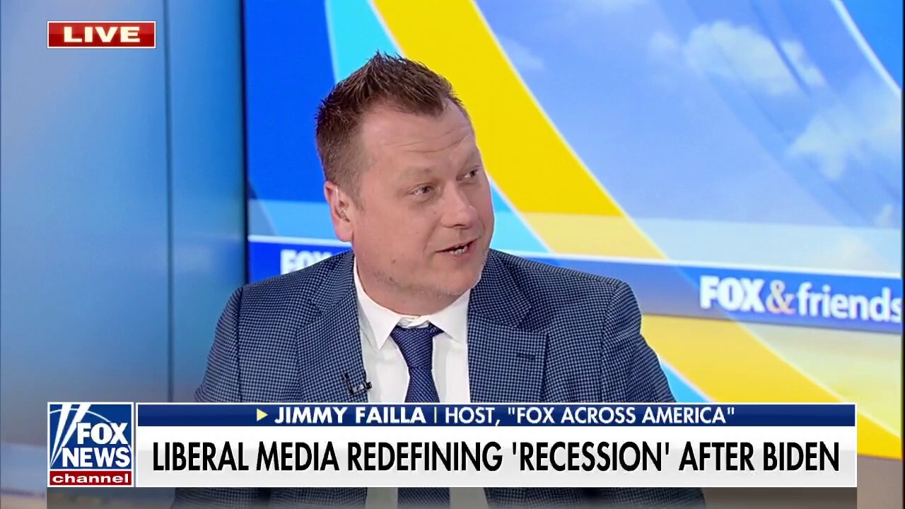 Jimmy Failla slams liberal media for redefining 'recession': Find solutions instead of 'renaming the problem'