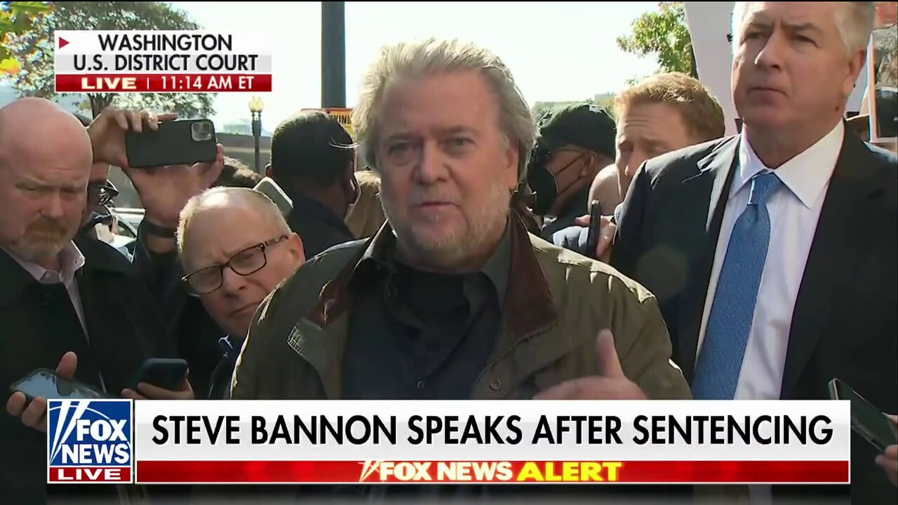 Steve Bannon sentenced to four months in prison