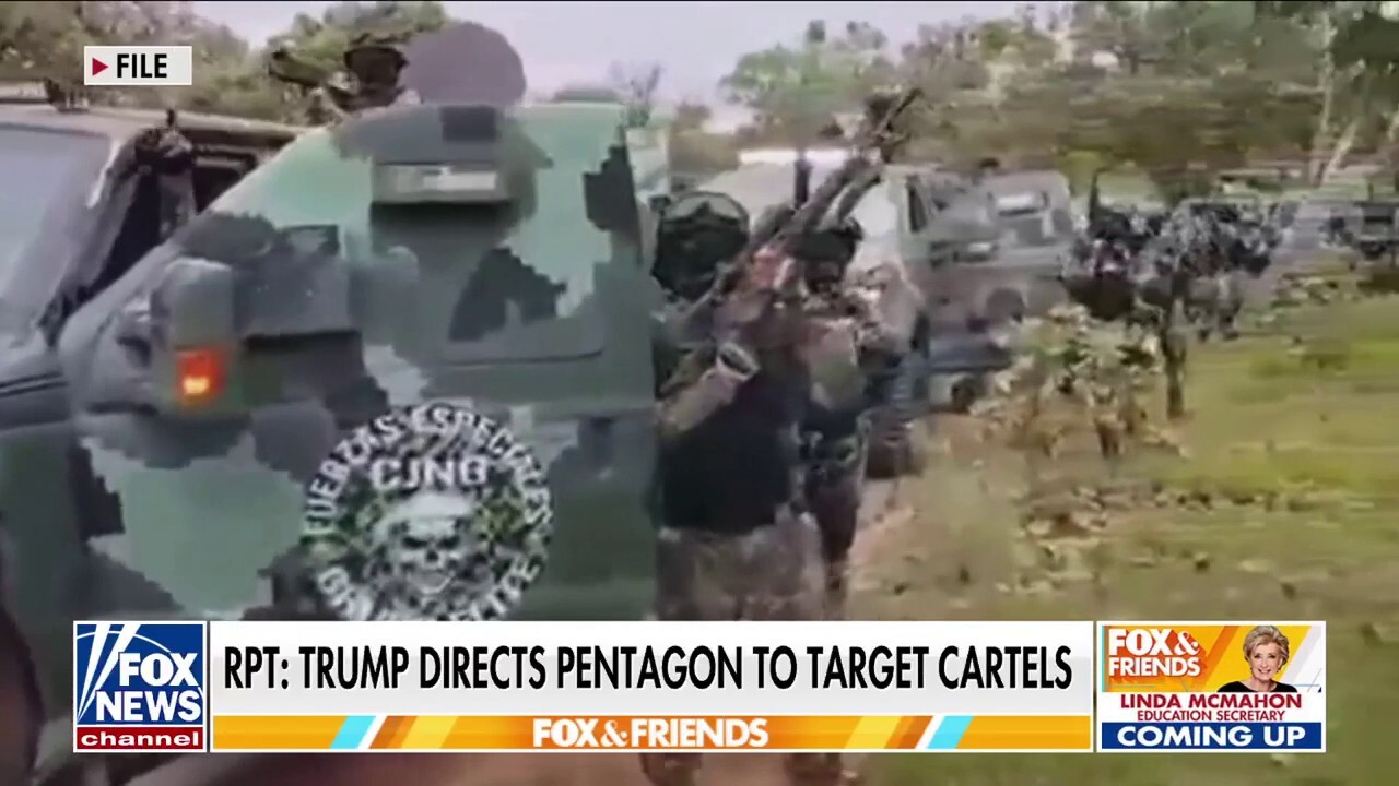 Trump targets cartels with military action: 'It's about time!'