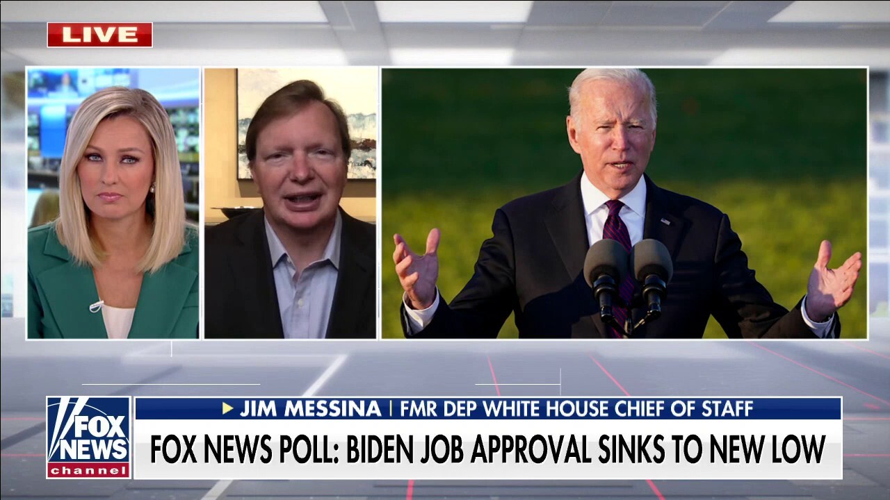 Fox News poll shows Biden job approval sinks to new low