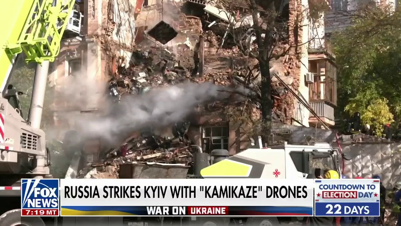 Russia rocks Ukraine capital with 'kamikaze' drones