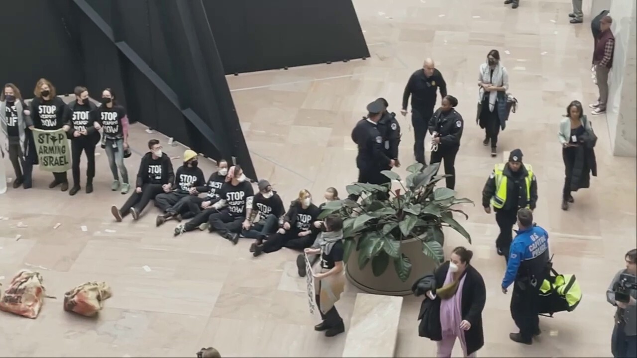 Хаос в Капитолия: Над 40 пропалестински протестиращи арестувани в офис сградата на Сената: полиция