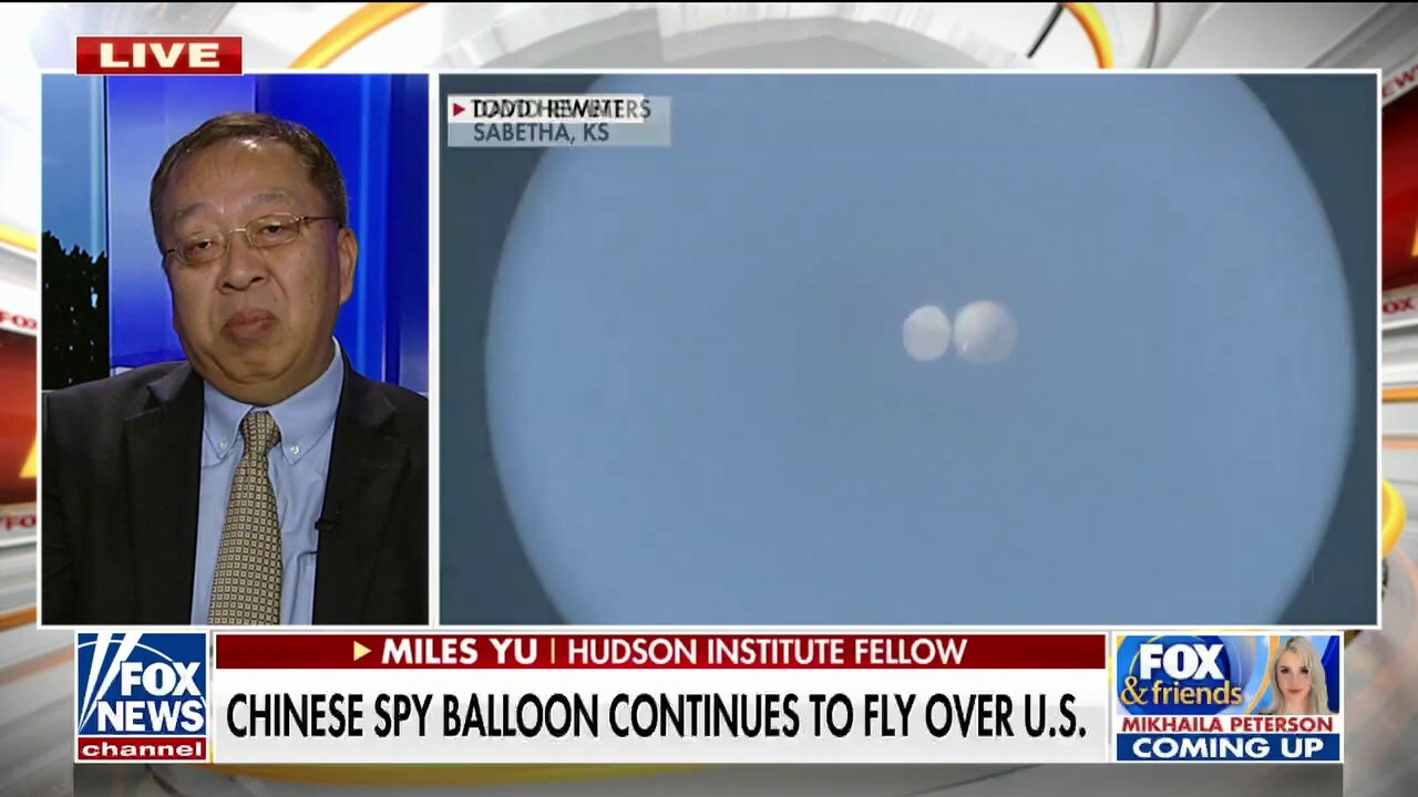Spy balloon is ‘tangible reminder’ of the ‘real and constant’ China threat: Miles Yu