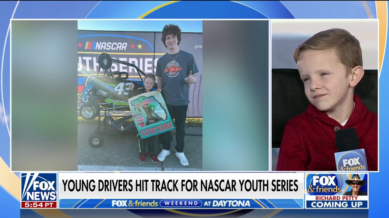 NASCAR 7-year-old youth racer I like to win and I like to go fast Fox News Video