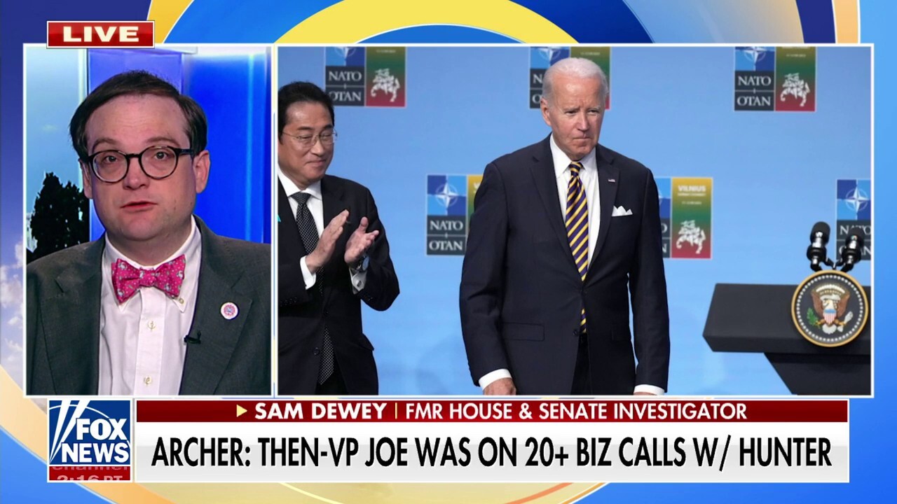 Devon Archer's testimony 'completely destroys' Biden's 'narrative': Sam Dewey