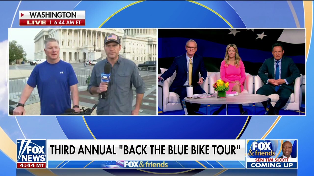 Third annual 'Back the Blue' bike tour honors and celebrates law enforcement