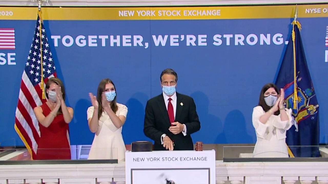 NYSE reopens trading floor with mask requirement, handshake ban 