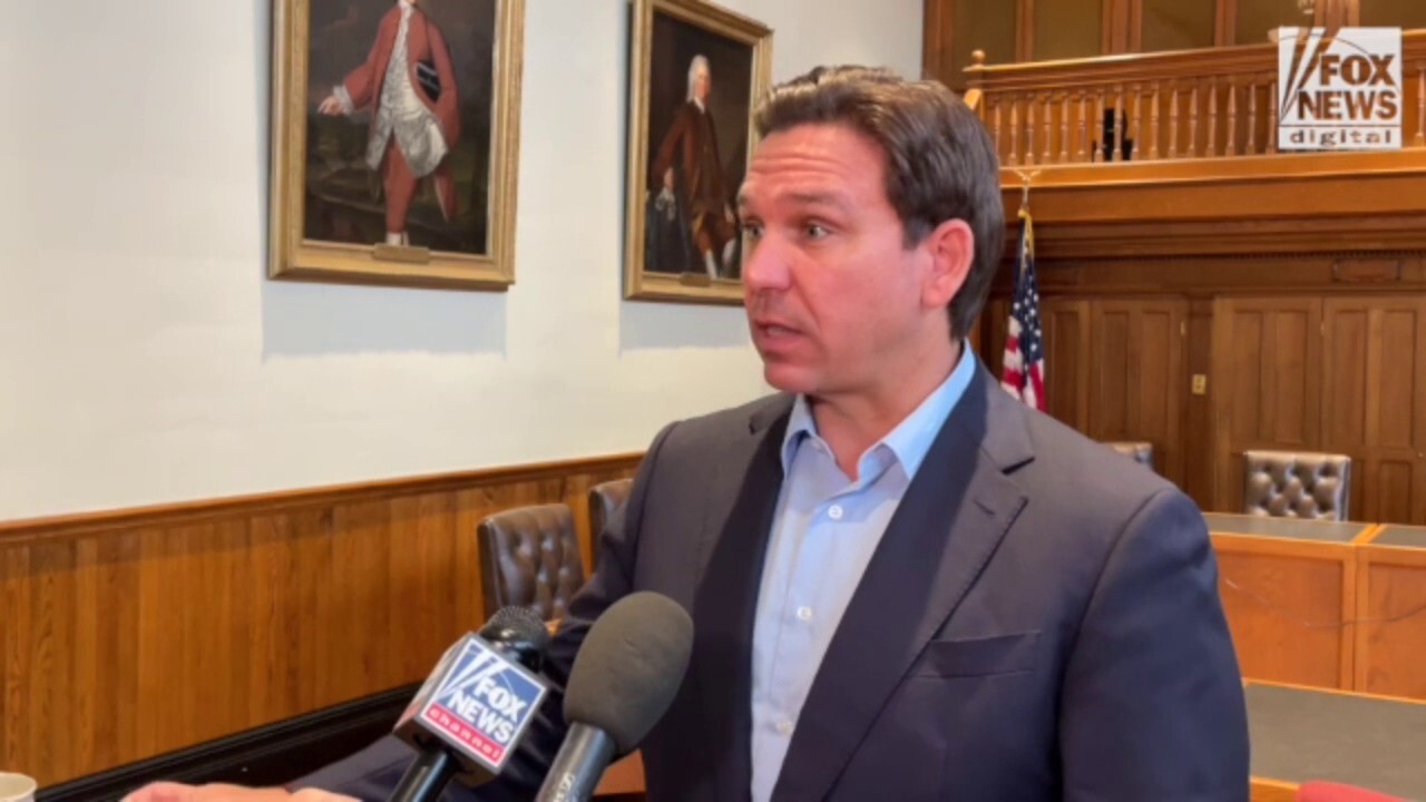 Florida Gov. Ron DeSantis takes aim at former President Trump’s criticism of Israeli leader Netanyahu, arguing Trump “makes no sense”