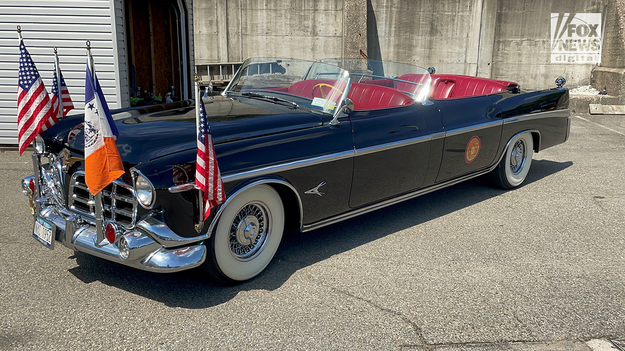 New York City's Chrysler Imperial parade car has been carrying America