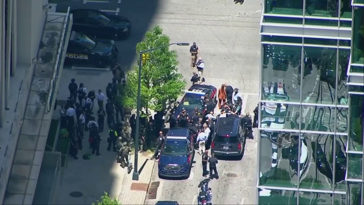 Aerial footage shows Atlanta active shooter scene