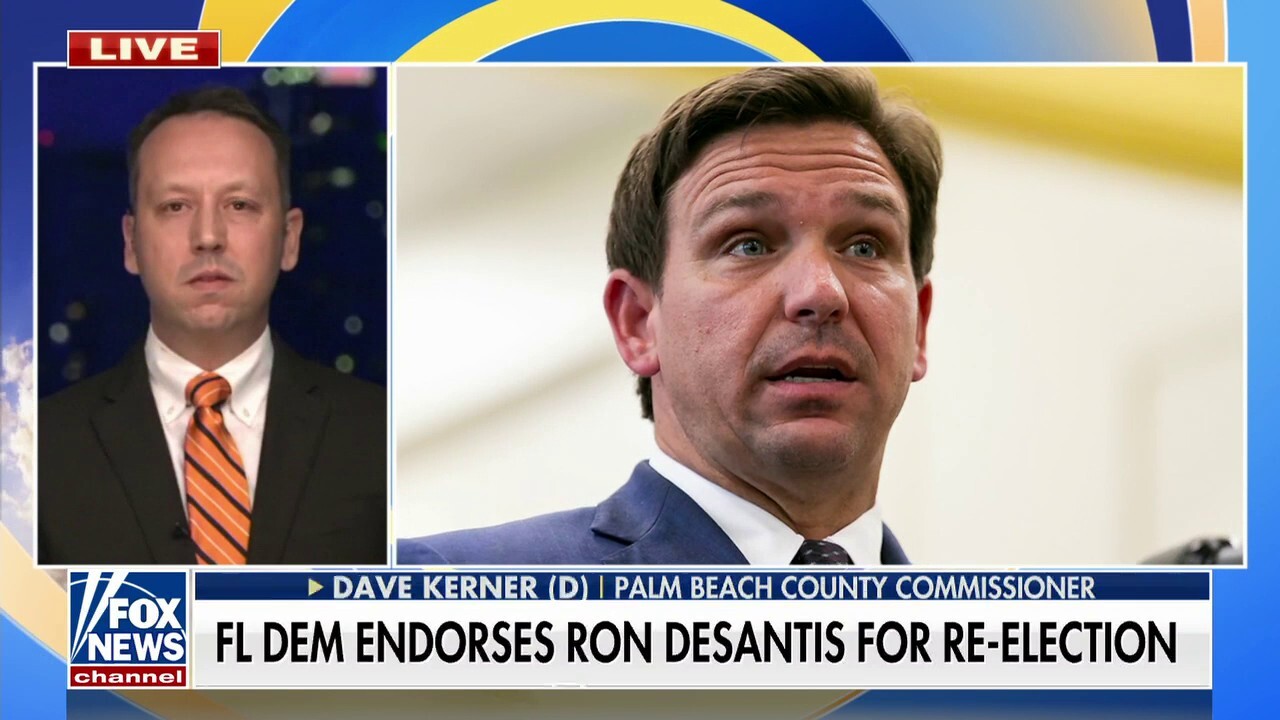 Florida Democrat cites states' progress for DeSantis endorsement