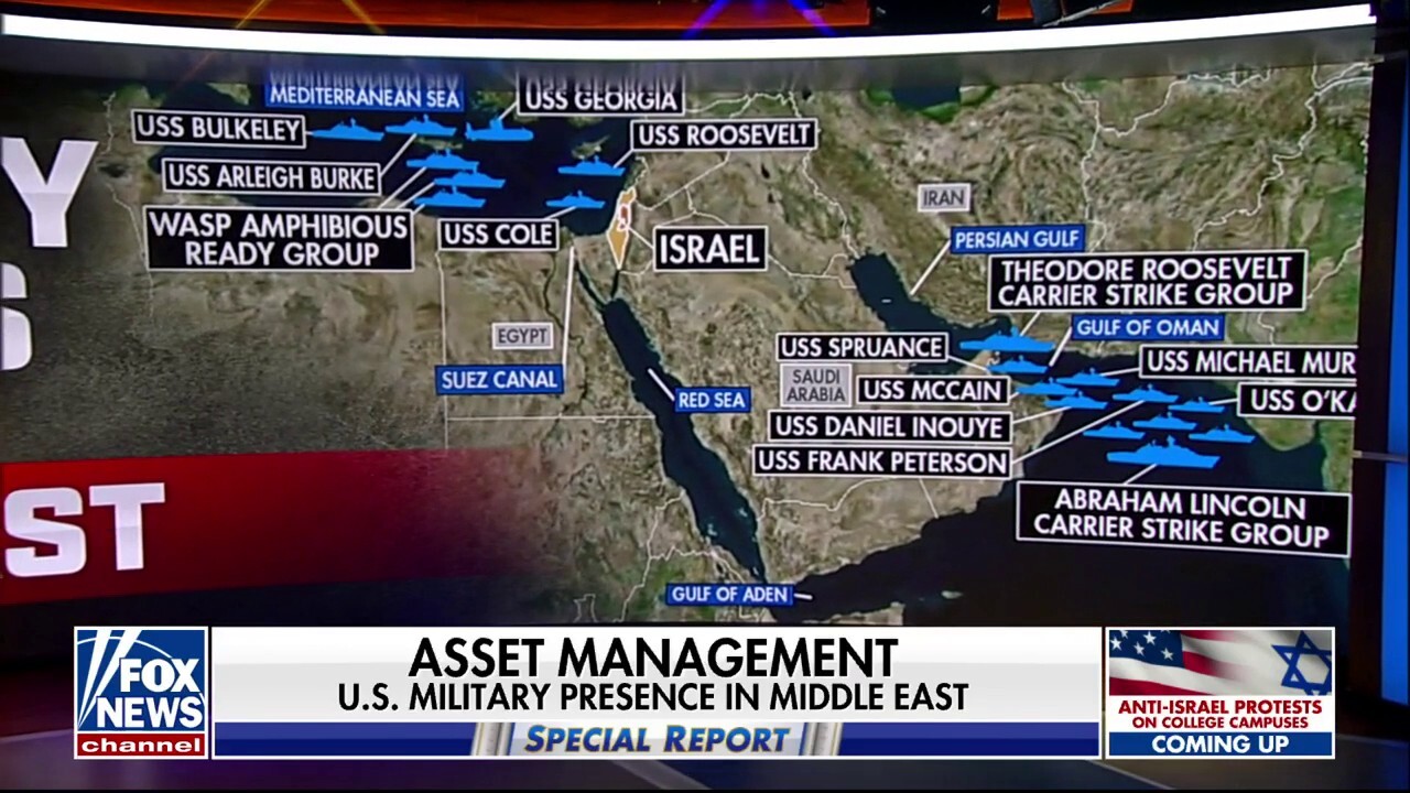 US without aircraft carrier strike group in Indo-Pacific as it bolsters military presence in Middle East