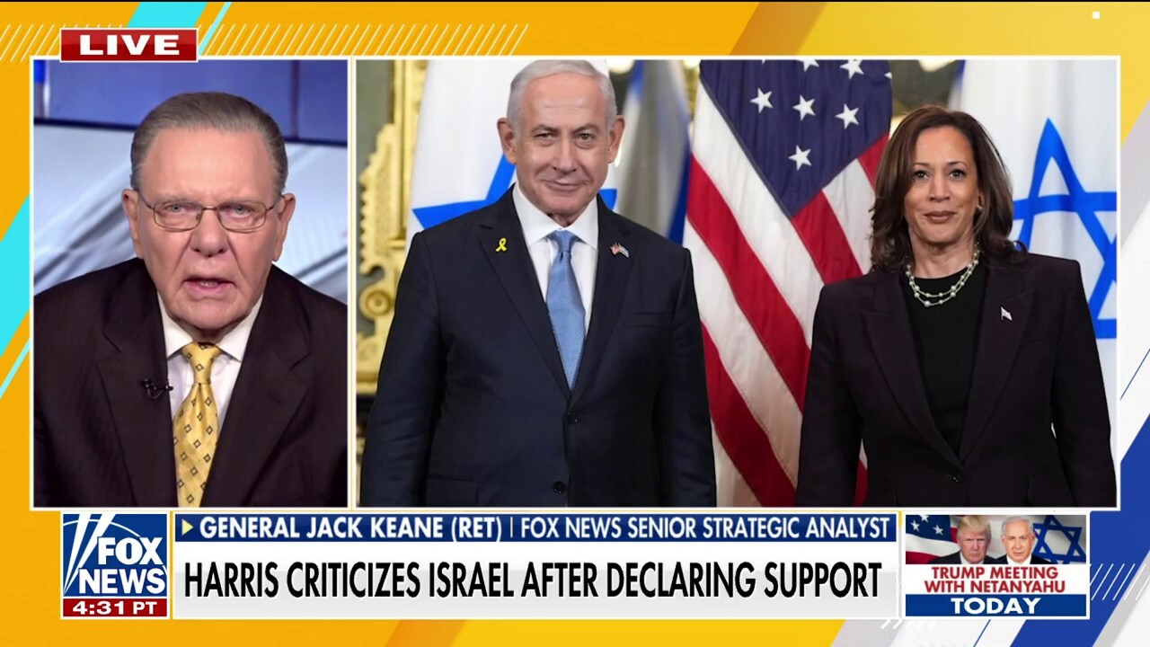 VP Kamala Harris facing scrutiny over criticism of Israel after meeting with Netanyahu