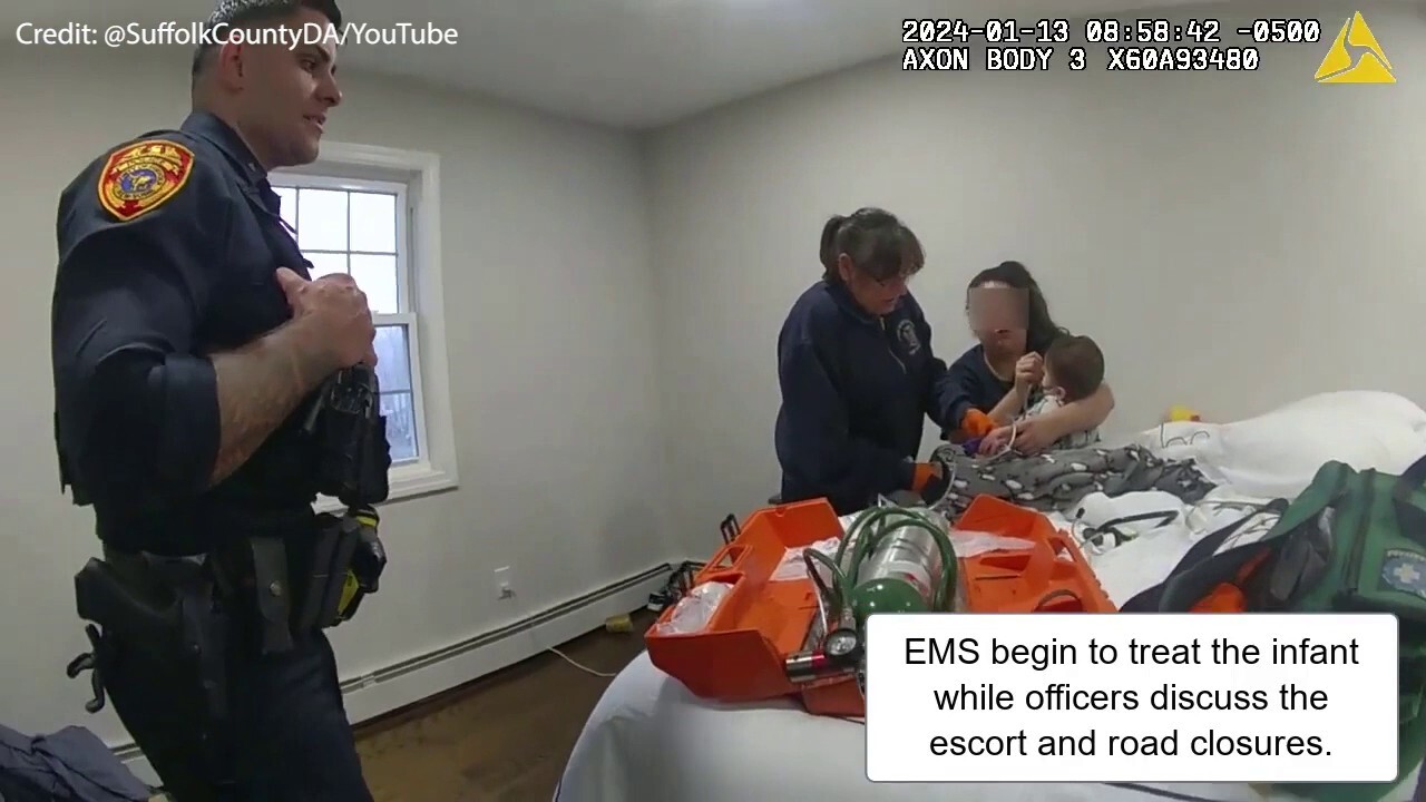 New York police bodycam shows medics save 11-month-old from near-fatal overdose