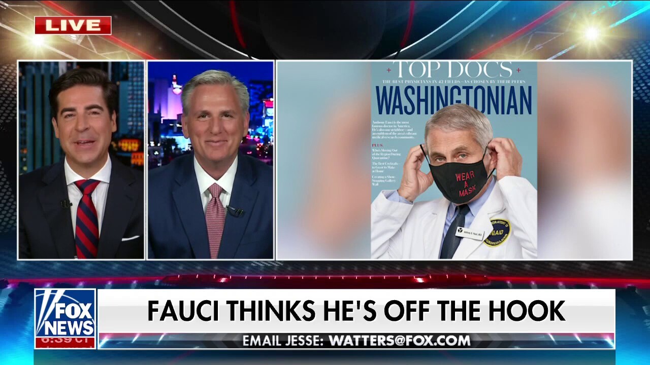 Kevin McCarthy: Republicans will hold Dr Fauci accountable