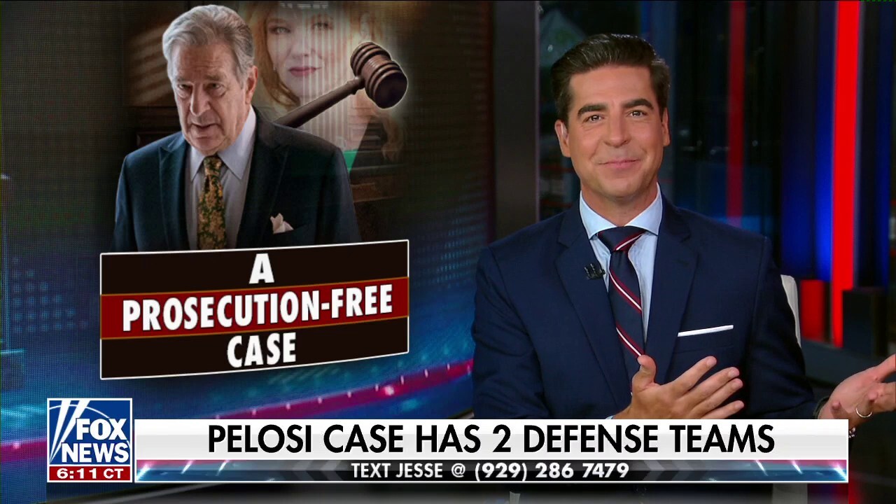 Jesse Watters: Napa County is protecting Paul Pelosi