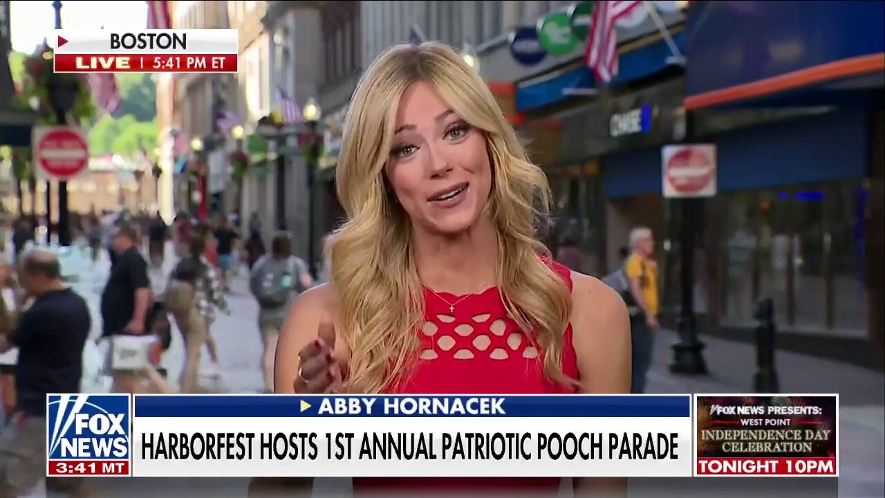 Boston Harborfest holds first patriotic pooch parade