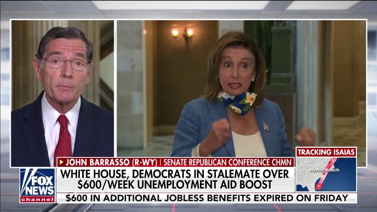 Sen. John Barrasso on COVID relief negotiations: Nancy Pelosi is living on 'Fantasy Island'