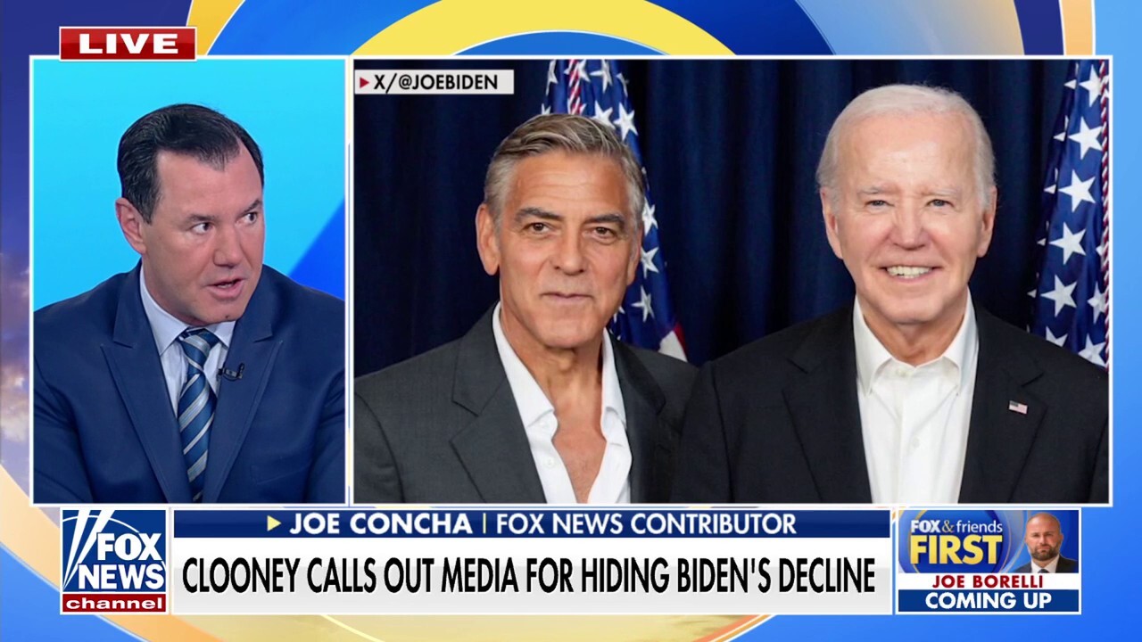 George Clooney accuses media of concealing Biden's mental decline