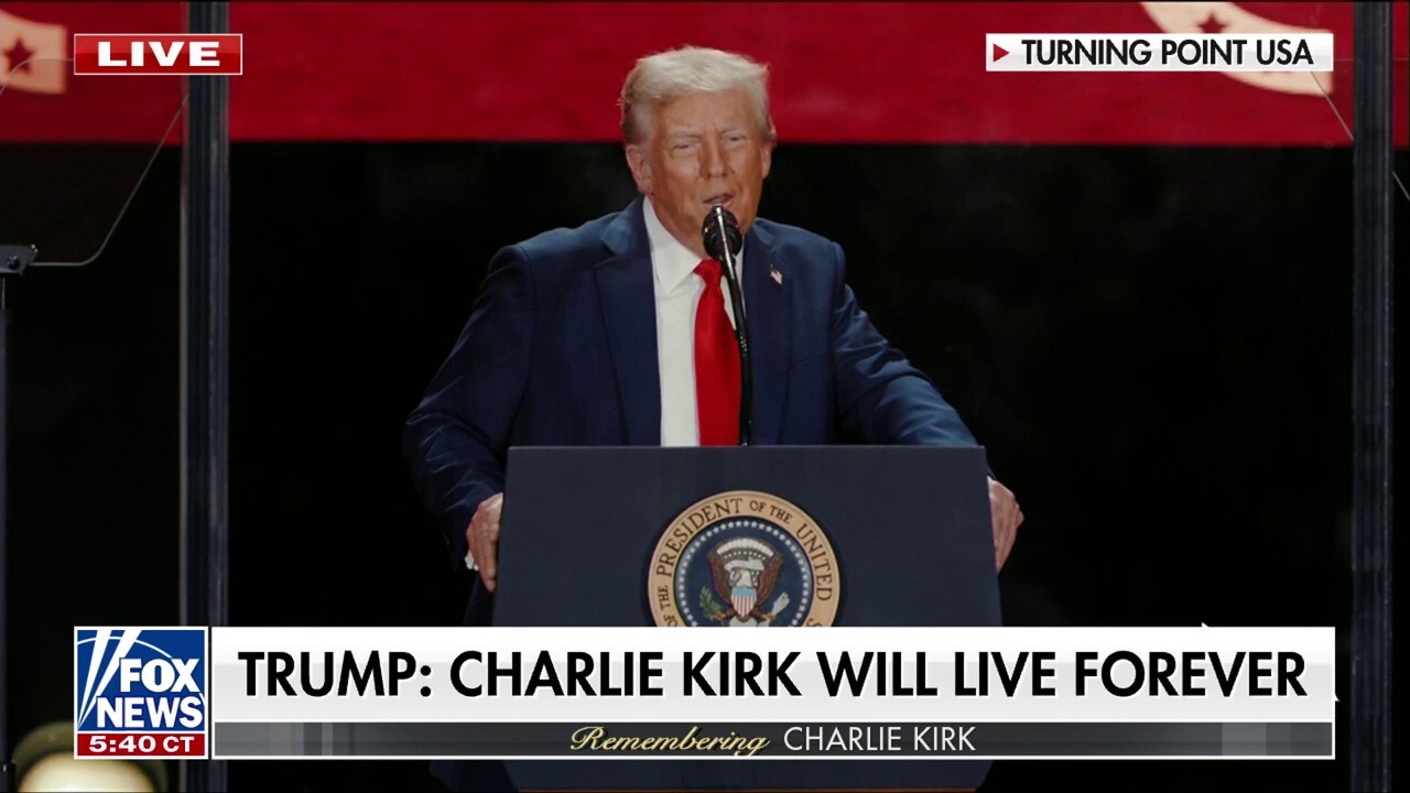 History will remember Charlie Kirk: President Trump