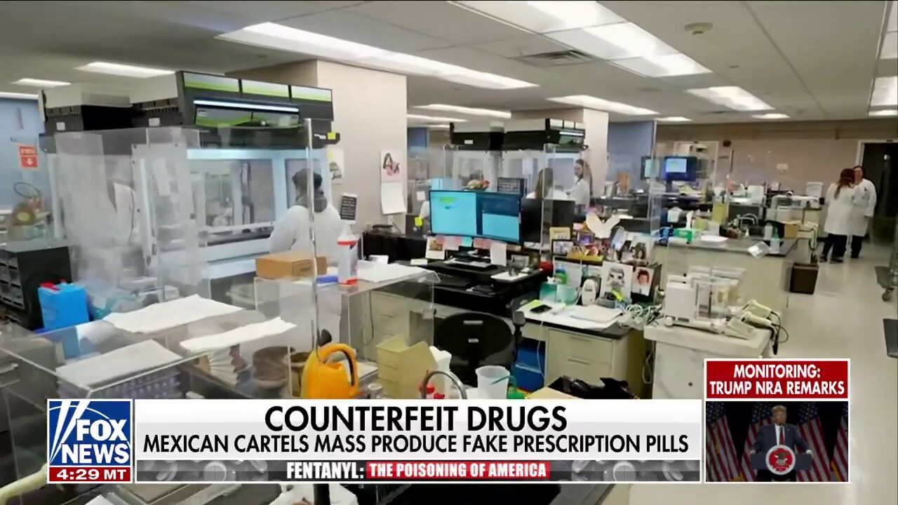 DEA drug testing lab found fentanyl-laced pills from cartels