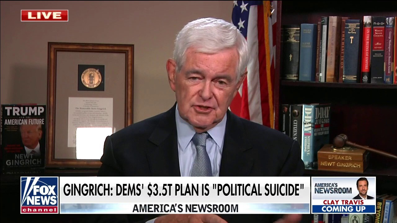 Gingrich: Economy will be worse than Jimmy Carter's if Dems pass $3.5T spending plan