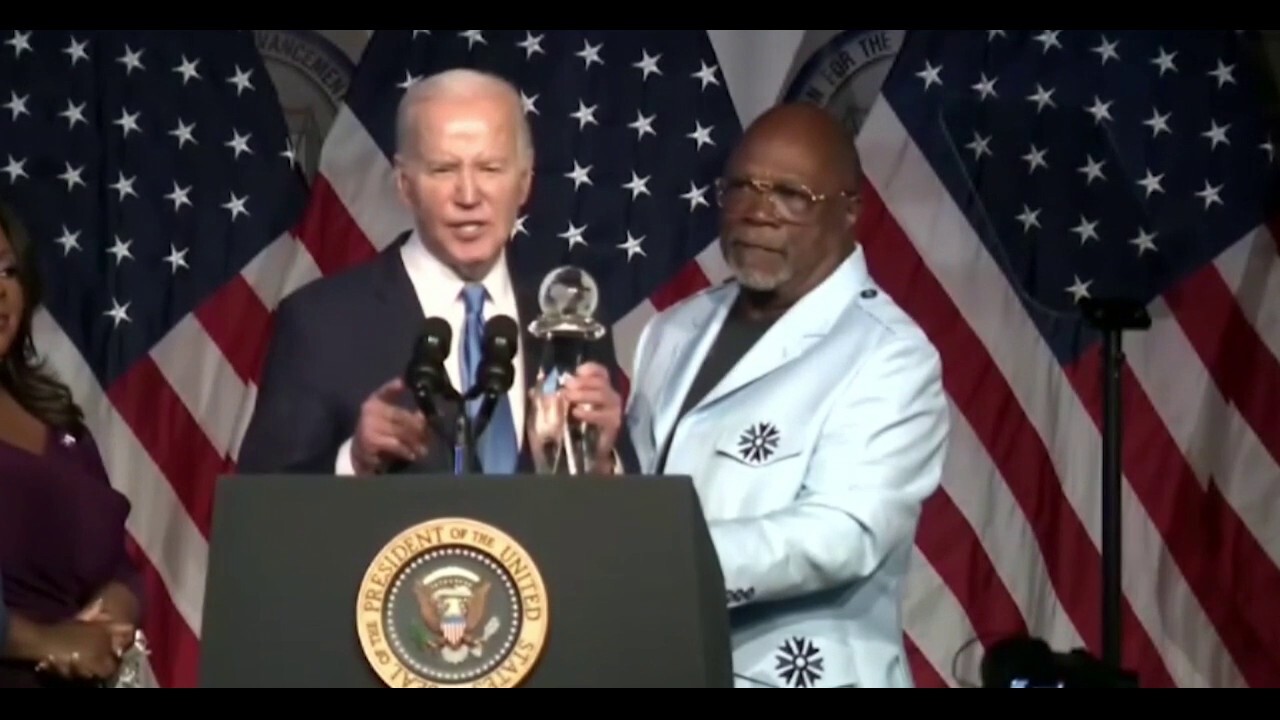 Biden delivers remarks at NAACP event
