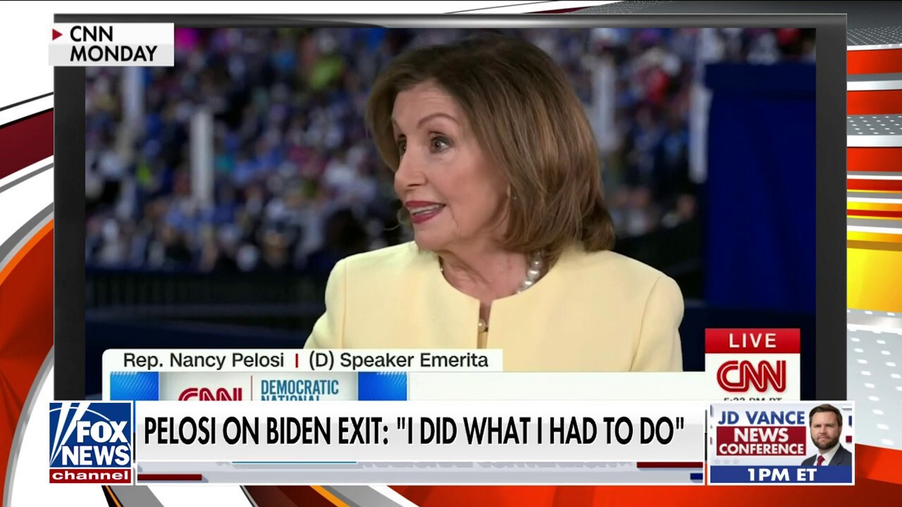 Pelosi addresses tension with Biden after 2024 exit: 'I did what I had to do'