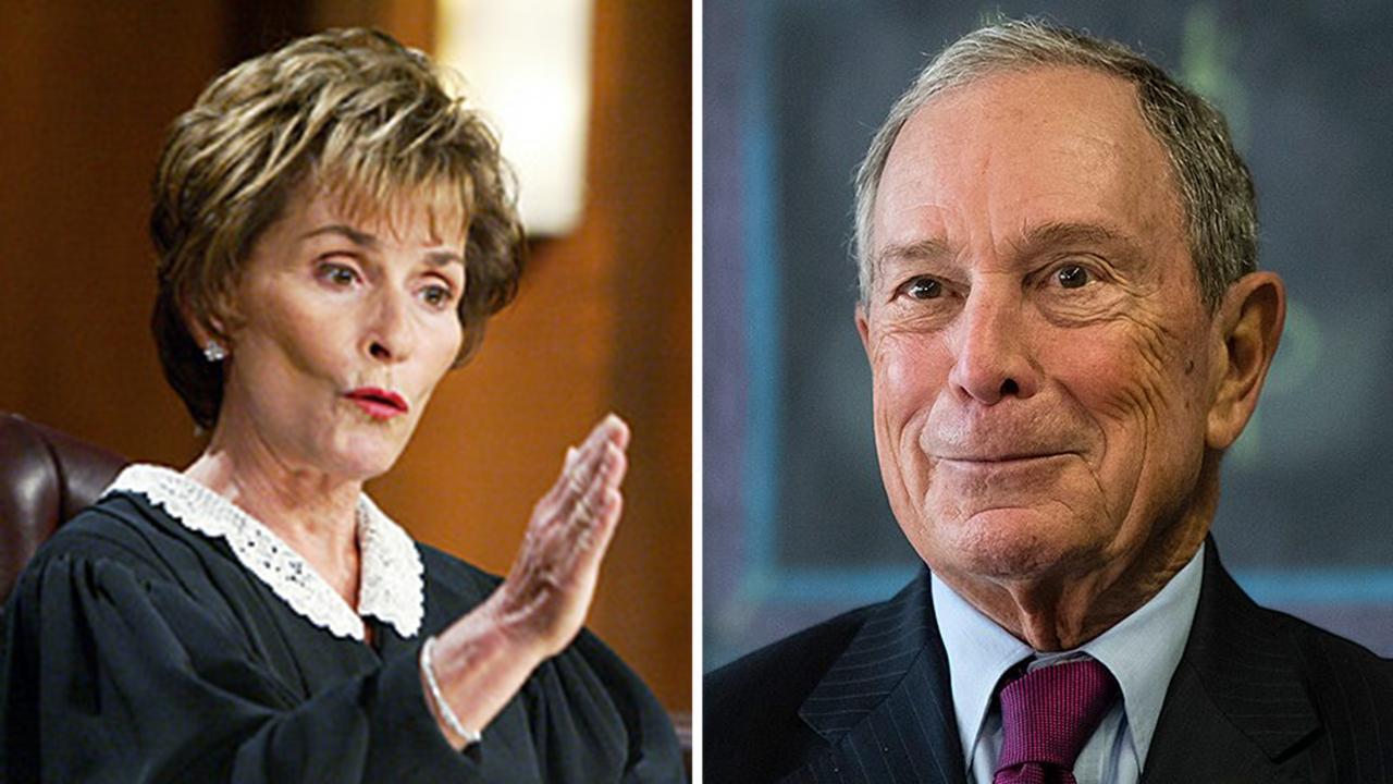 Judge Judy endorses Michael Bloomberg for president, slams Democrat Party's move to left