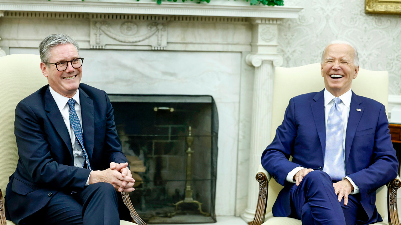  President Biden meets with British PM Starmer at the White House