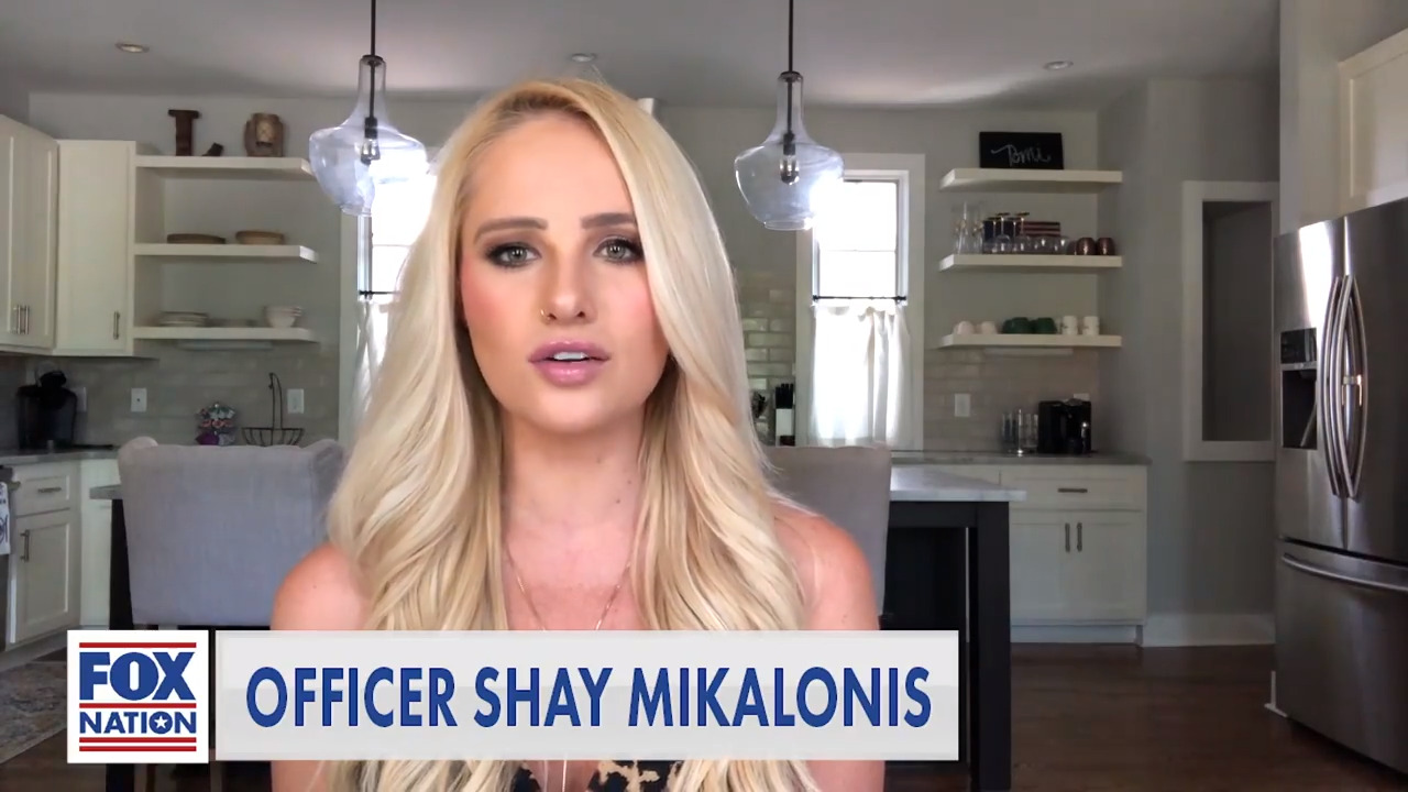 Tomi Lahren honors police officer paralyzed after shooting at Las Vegas protest