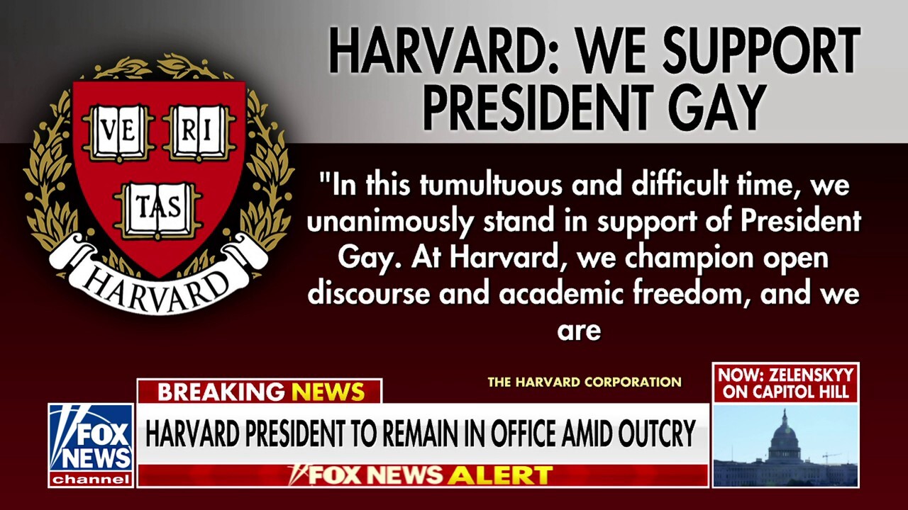 Harvard's governing body believes Claudine Gay is the right leader