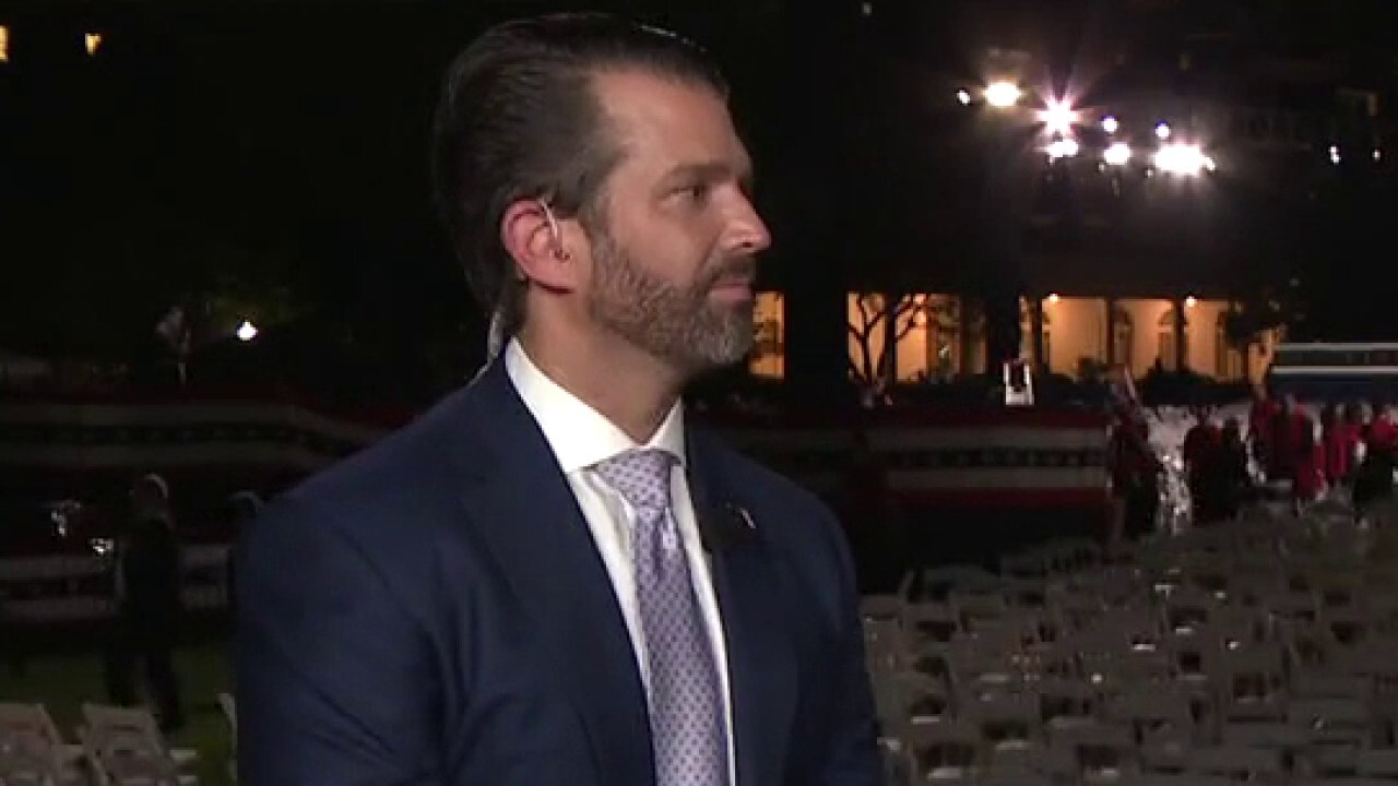 Donald Trump Jr. reacts to final night of GOP convention, protesters outside the White House	
