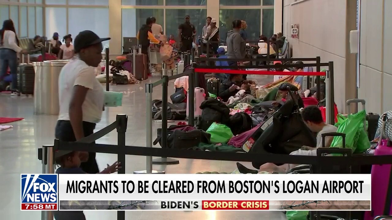 Migrants will be cleared out of Boston’s Logan airport