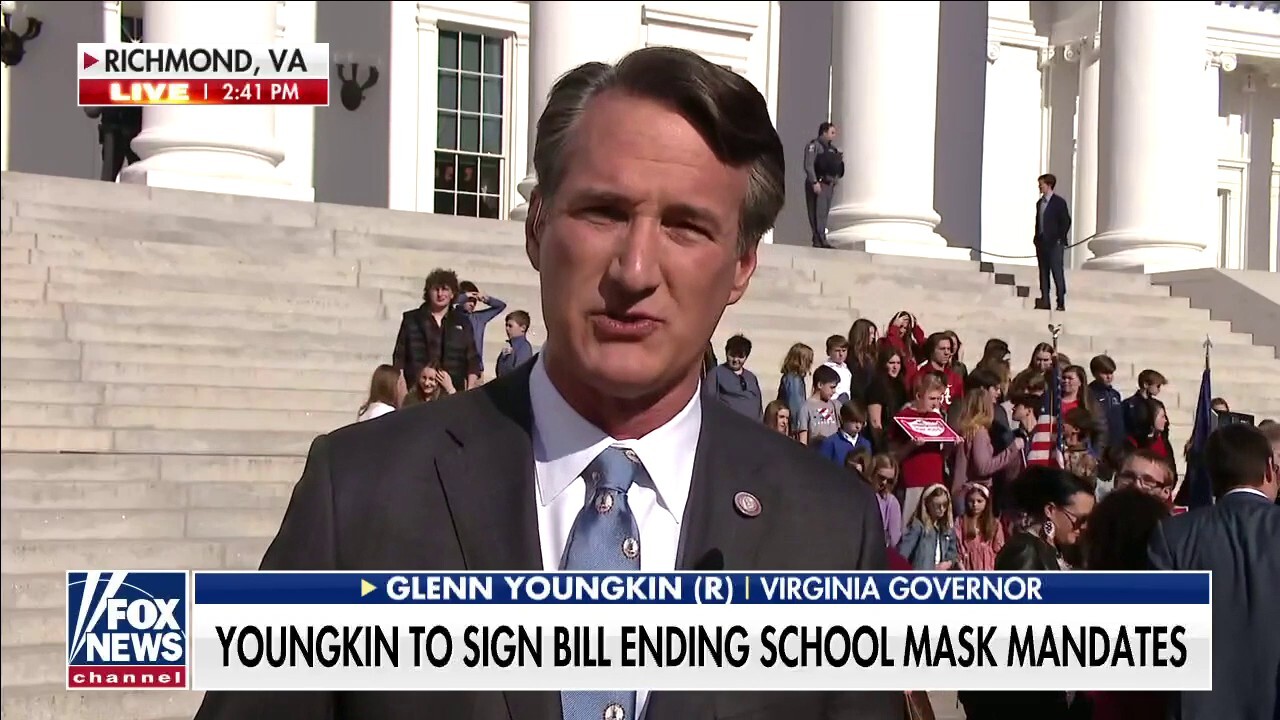 Youngkin signs bill ending school mask mandates