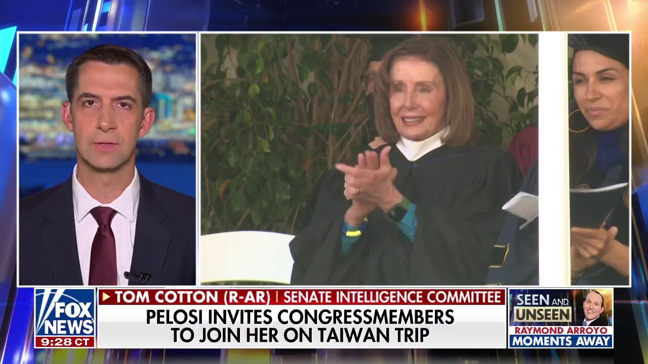 Sen Tom Cotton: The leak about Pelosi’s Taiwan trip came straight from the White House