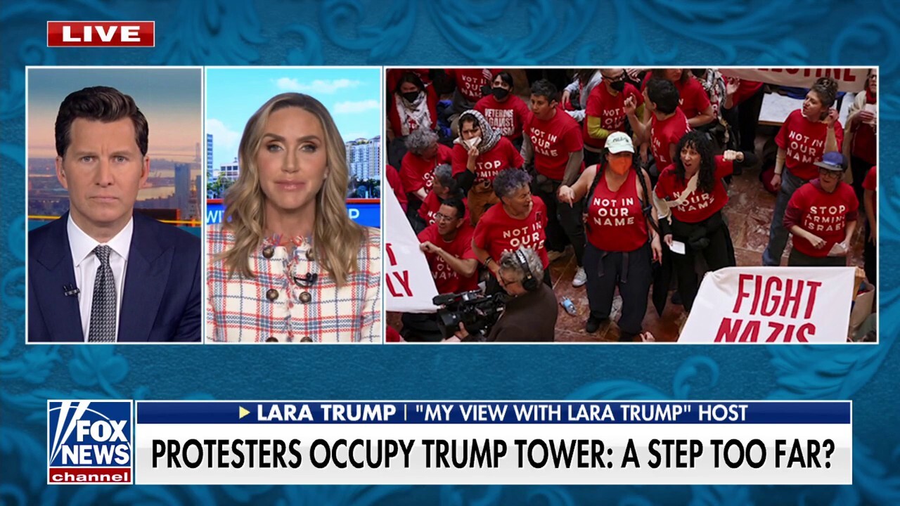 Lara Trump says protesters occupying Trump Tower was ‘very frightening’