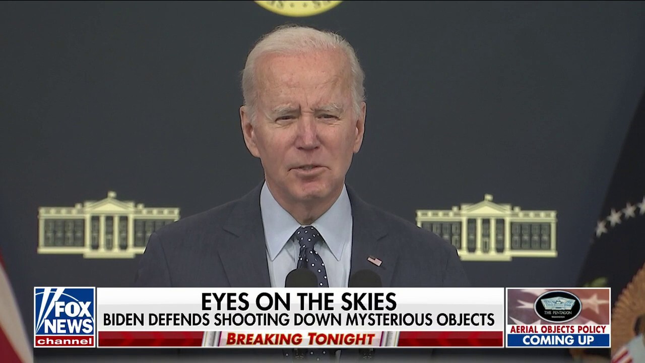Biden says 3 downed objects likely tied to private companies or research institutions