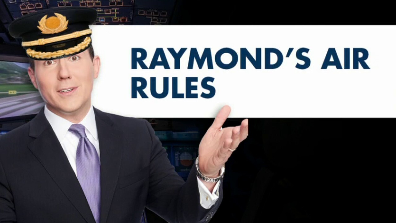 Raymond's rules for air travel: Keep your shoes on