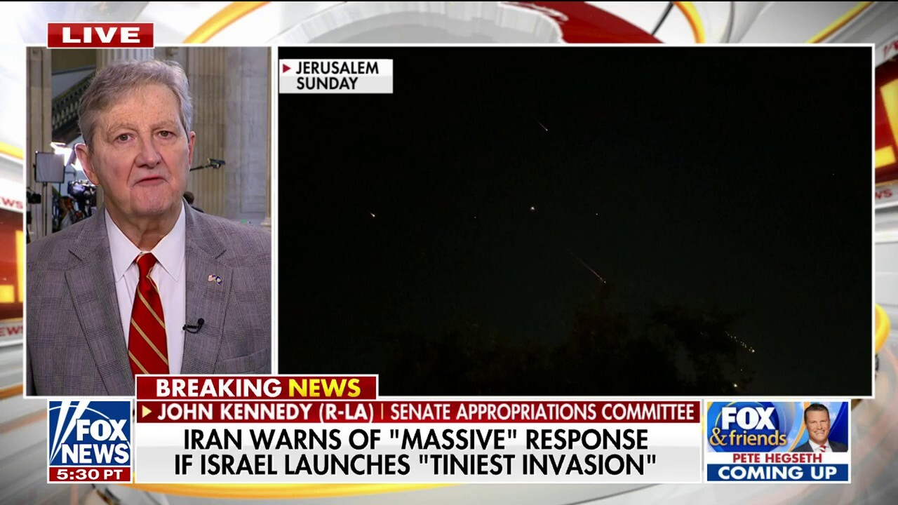Sen. John Kennedy: Israel isn't going to get much help from Biden admin amid Iranian aggression