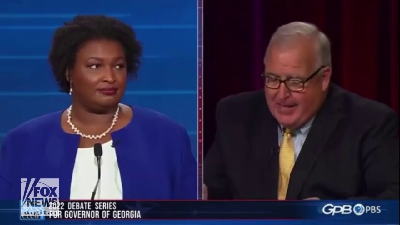 Moderator accused of 'fan service' for saying Stacey Abrams is on the ‘side of public opinion' during debate